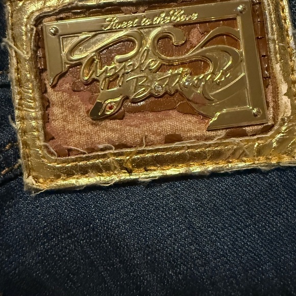 Vintage Rare Apple Bottoms Blue Jeans Classic Fit Size 11/12 - Picture 6 of 12